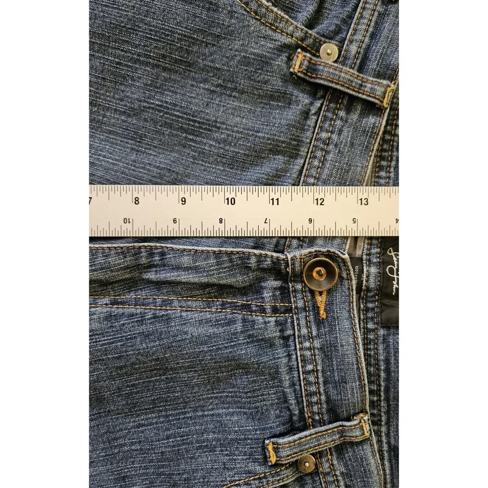 VTG Sean John Jeans 40 Blue Baggy Wide Leg Hip Hop Rap Skater Hammer Loop Y2K